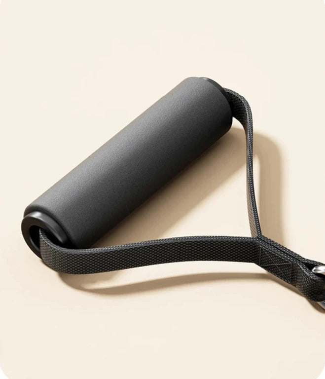 Compact home gym equipment for full-body workouts, ideal for strength training, cardio, and flexibility exercises at home.