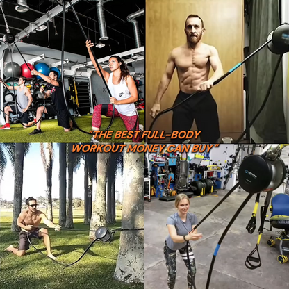 Adjustable Resistance Endless Rope Trainer