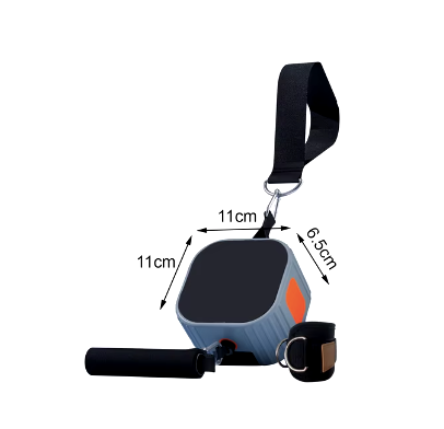 Compact home gym equipment for full-body workouts, ideal for strength training, cardio, and flexibility exercises at home.