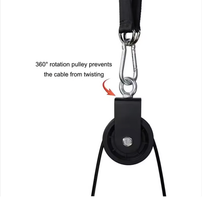 Portable Cable Pulley System