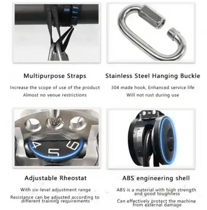 Adjustable Resistance Endless Rope Trainer - CableCore Pro