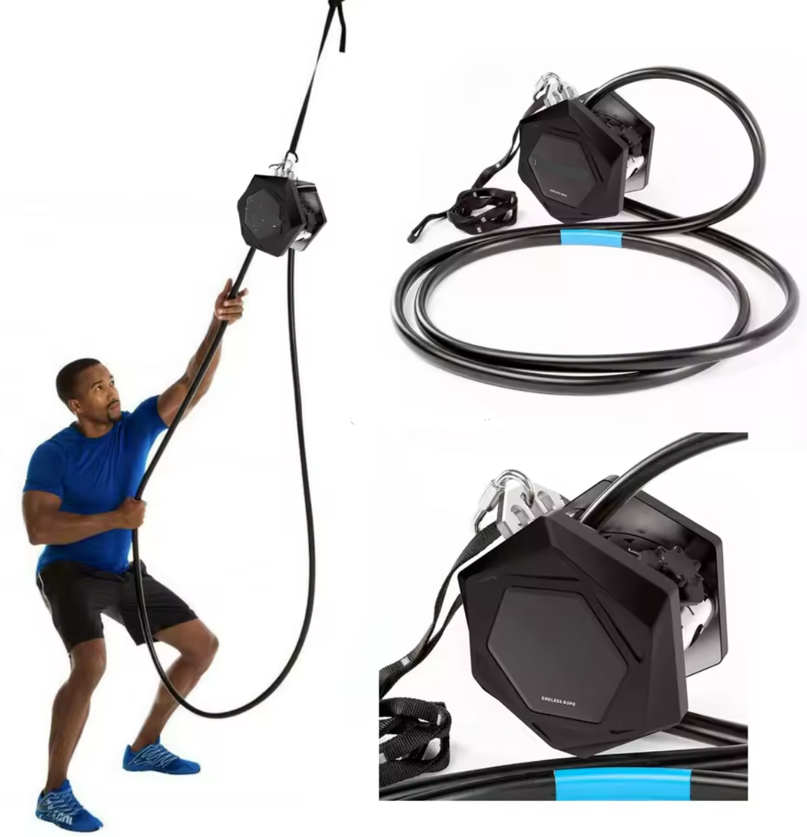 Adjustable Resistance Endless Rope Trainer